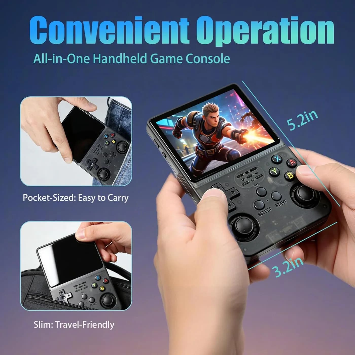 R36S Consola de juegos portátil — imagen 3